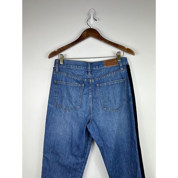 Madewell Blue Straight Leg Jeans - Picture 7 of 14